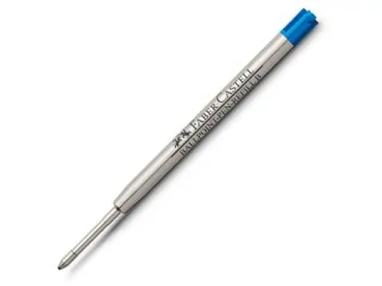 Kugelschreibermine Faber-Castell 148743 B, Großraummine, dokumentenecht, blau, Pack 10 Stk