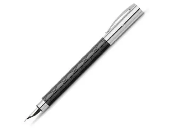 Füllfederhalter Faber-Castell 148920 Ambition Rhombus Schwarz M schwarz