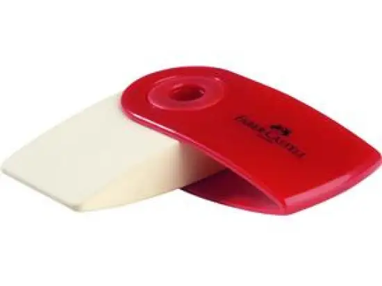 Radierer Faber-Castell 182411 Sleeve Mini brombeer/blau