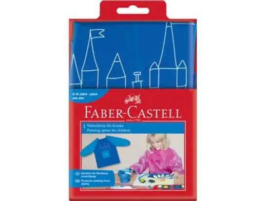 Kinder-Malschürze Faber-Castell 201203 blau