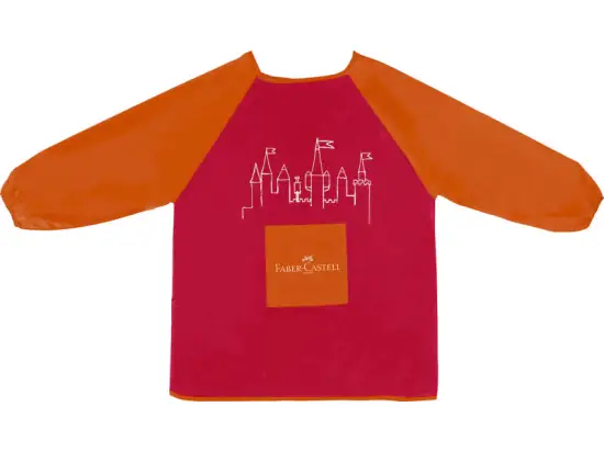 Kinder-Malschürze Faber-Castell 201204 rot/orange