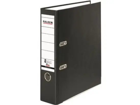 Ordner Falken 11285558 S80 Recycolor A4, 80mm, Pappe/Kraftpapier, schwarz