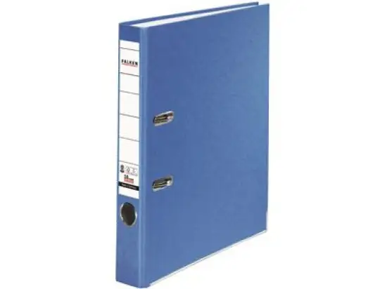 Ordner Falken 11286317 S50 Recycolor A4, 50mm, Pappe/Kraftpapier, blau