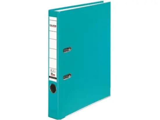 Ordner Falken 11286770 S50 PP-Color A4, 50mm, Pappe/PP-Folie, Wechselfenster, türkis