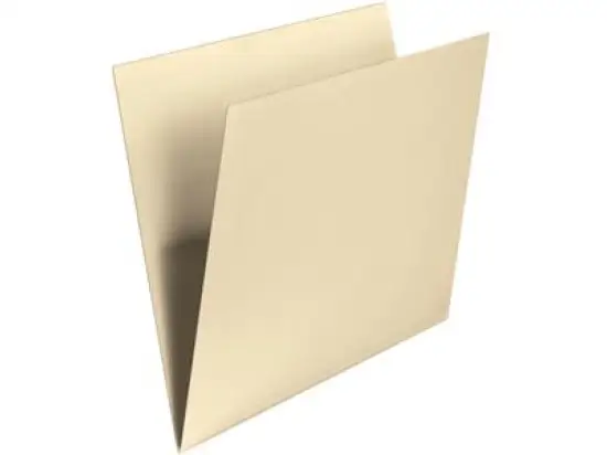 Einstellmappe Falken 80004369 180g mit Schreibrand chamois, Pack 100 Stk