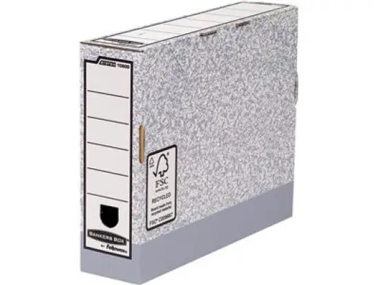 Archivschachtel Fellowes 1080001 Bankers Box A4 80mm grau/weiß