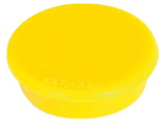 Magnet-Kreis Franken HM1004 Ø 13mm gelb Haftkraft 100g, Pack 10 Stk