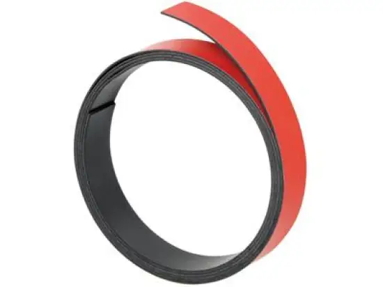 Magnetband Franken M80301 M803 01 15mmx100cm rot zum Selbstzuschnitt beschriftbar