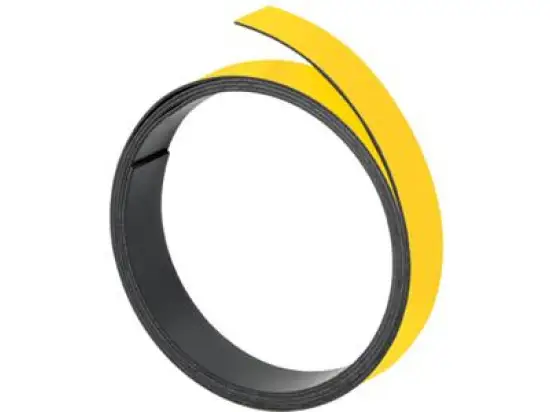 Magnetband Franken M80304 M803 04 15mmx100cm gelb zum Selbstzuschnitt beschriftbar