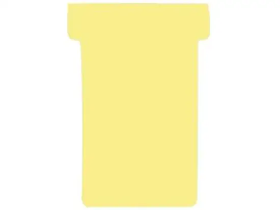 T-Karten Franken TK204 gelb 84x48mm Größe 2, Pack 100 Stk
