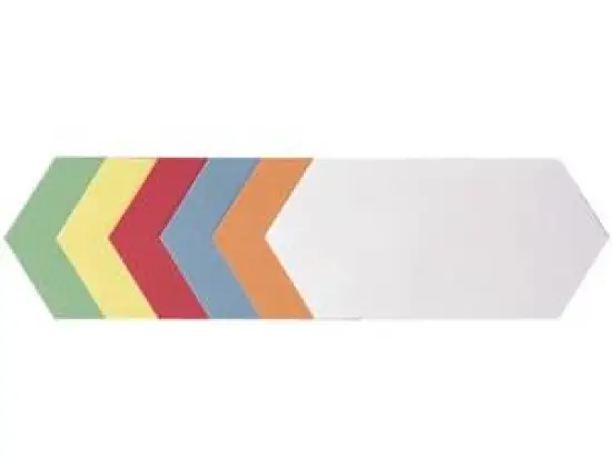 Moderationskarten Franken UMZH92099 UMZH 920 99 Rhombus 9,5x20,5cm farblich sortiert, Pack 250 Stk