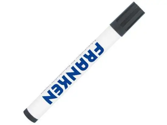 Whiteboardmarker Franken Z190210 Z1902 10 2-6mm, Rundspitze, schwarz, Pack 10 Stk