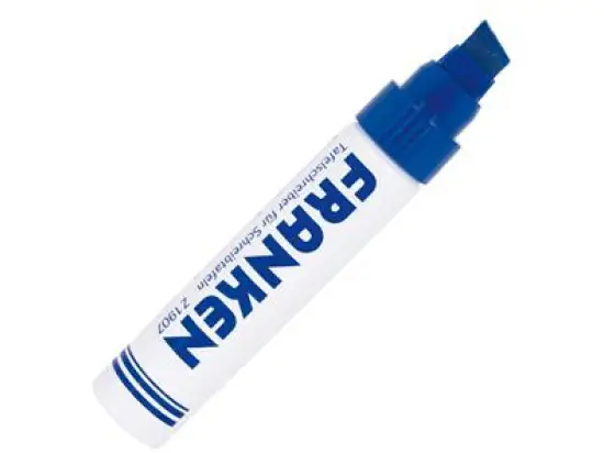 Whiteboardmarker Franken Z190703 Z1907 03 4-12mm, Keilspitze, blau