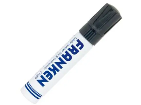 Whiteboardmarker Franken Z190710 Z1907 10 4-12mm, Keilspitze, schwarz