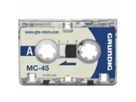 Diktatkassette Grundig GGM4500 2x 45Min. Micro MC45, Pack 3 Stk