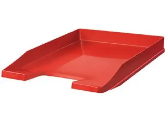 Briefablage HAN 1025-17 Junior A4, flach, Kunststoff (PS), rot, Pack 5 Stk