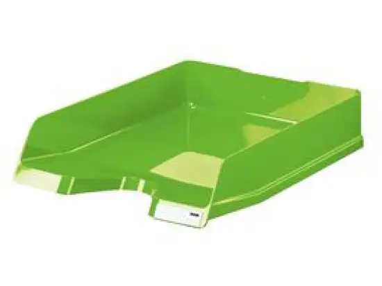 Briefablage HAN 10275-90 Viva A4 New Colours grün mit Clip, hochglänzend, Pack 5 Stk