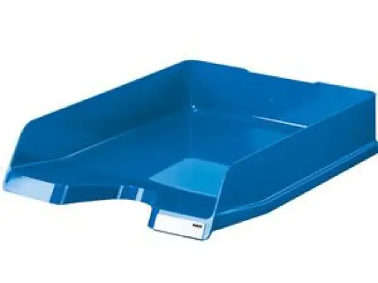 Briefablage HAN 10275-94 Viva A4 New Colours blau mit Clip, hochglänzend