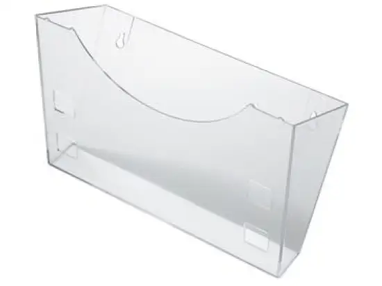 Wandhalter für Prospekthalter Helit H6103002 für A4/A5/A6 glasklar