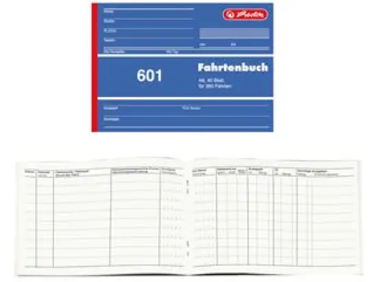 Fahrtenbuch PKW Herlitz 300010244 00840645 601 A6 601 40 Blatt