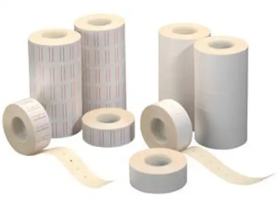 Preis-Etiketten Herlitz 300003760 01605294 1-zeilig 21,6 x 12 mm, Pack 12 Rollen je 1.200 Stk