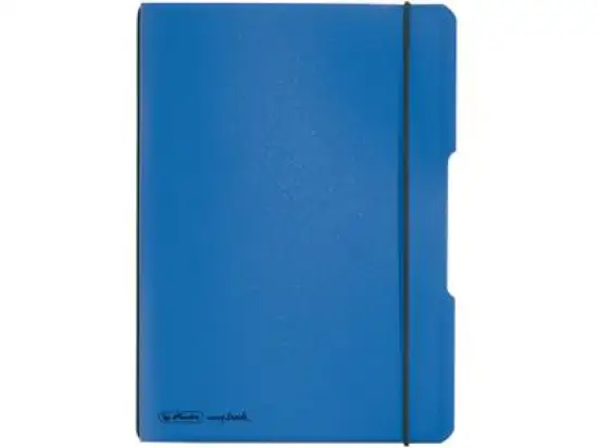 Notizheft Herlitz 300003359 11361532 my.book flex A5 40 Blatt kariert PP blau, Pack 5 Stk