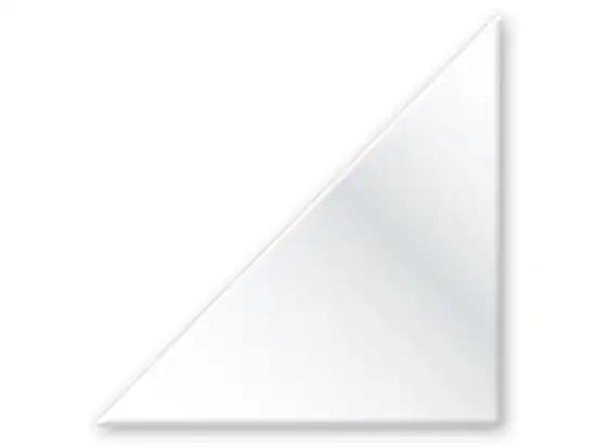 Dreiecktaschen Herma 1407 75mm selbstklebend PP, Pack 100 Stk