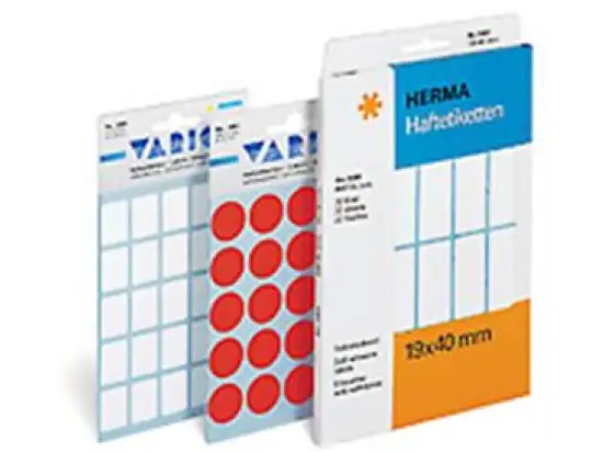 Markierungspunkte Herma 1886 Vario Ø 19mm pink, Pack 10 x 100 Stk/5 Blatt