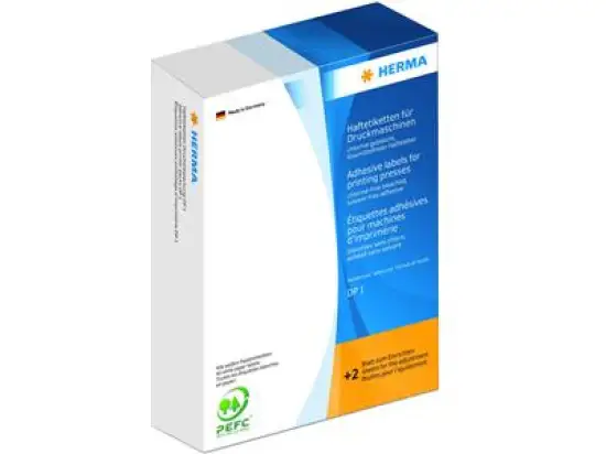 Haftetiketten Herma 2743 DP1 Ø 19 mm rund, blau Blattgröße 168x120mm, Druckmaschinen, Pack 10080 Stk/252 Blatt