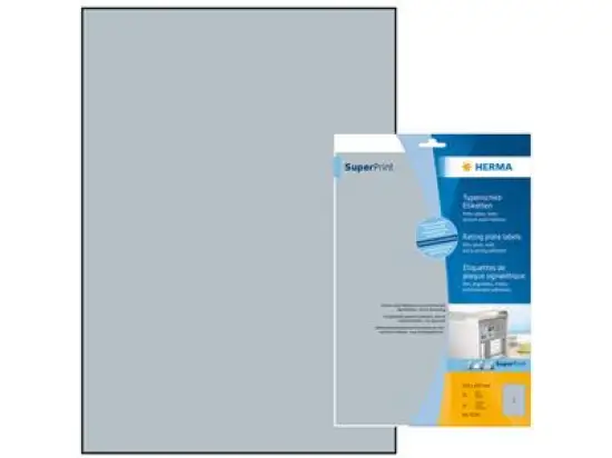 Selbstklebende Zahlen Herma 4124 12mm 1-240 Papier schwarz auf weiß, Pack 10 x 5 Blatt