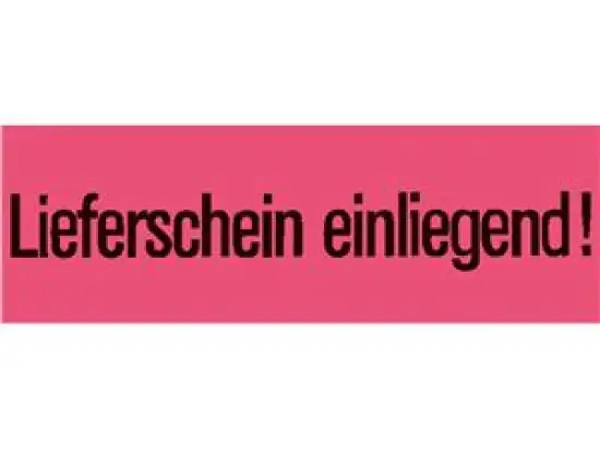 Versandzettel Herma 6754 39x118mm selbstklebend "Lieferschein einliegend", Pack 1000 Stk