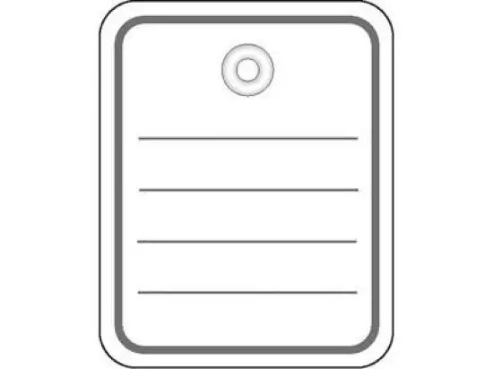 Stückwarenanhänger Herma 6820 40x50mm mit Öse, Pack 1000 Stk