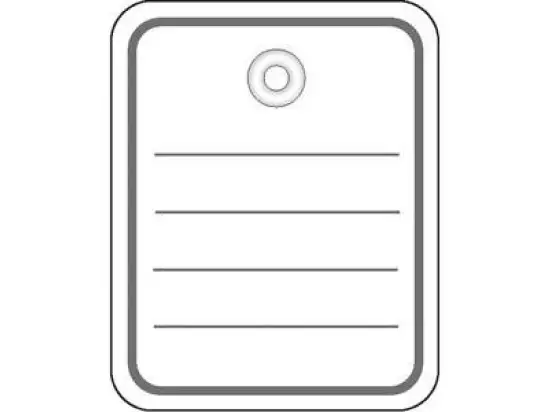 Stückwarenanhänger Herma 6821 40x50mm mit Öse, Pack 1000 Stk