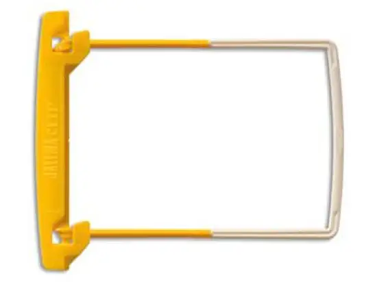 Abheftbügel Jalema 5710200 Clip gelb/weiß, Pack 10 Stk