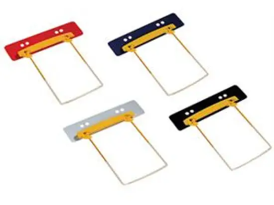 Abheftbügel Jalema 5712525 Clip Plus 50mm Füllvermögen, gelb/weiß, Pack 100 Stk