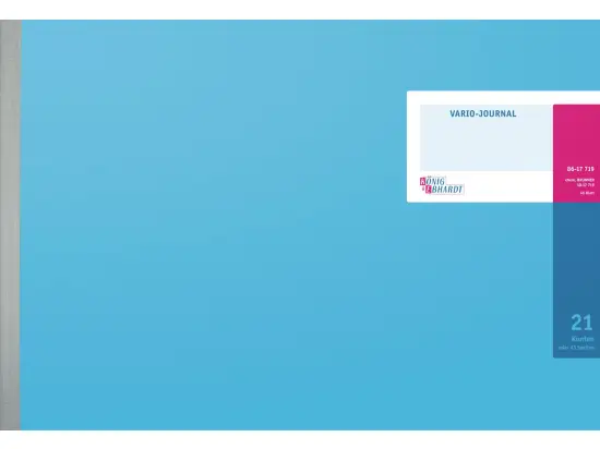 Journal König & Ebhardt 86-17719 8617719 21 Konten 48 Blatt kartoniert