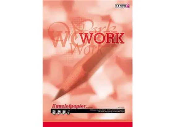 Kanzleipapier Landre 100050627 kariert A4 80g, Pack 500 Blatt