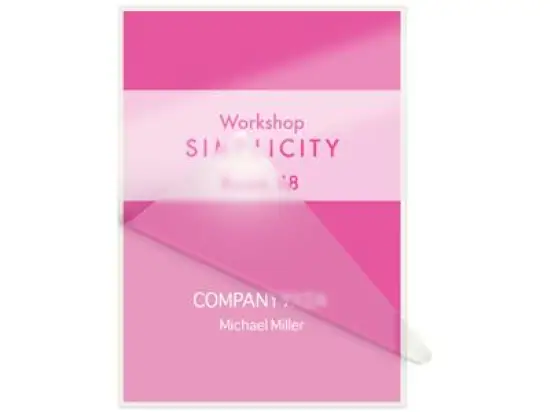 Laminierhülle Leitz 16925 A4 125micron selbstklebend matt, Pack 100 Stk