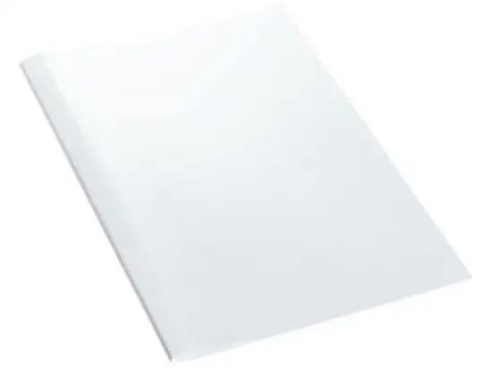 Thermobindemappen Leitz 177159 3mm weiß Standard A4, Pack 100 Stk