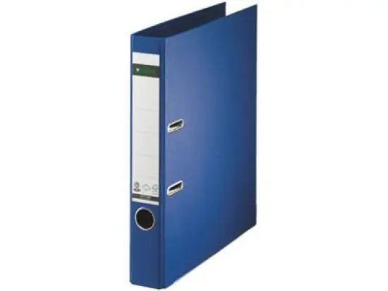 Ordner Leitz 1008-00-68 10080068 A4, 50mm, Pappe/Papier, nachtblau, Pack 10 Stk