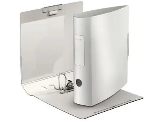 Ordner Leitz 1108-00-04 11080004 Active Style A4, 80mm, gewölbt, Polyfoam, gebürstet, arktikweiß
