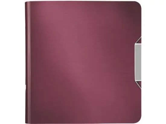 Ordner Leitz 1108-00-28 11080028 Active Style A4, 80mm, gewölbt, Polyfoam, gebürstet, granatrot