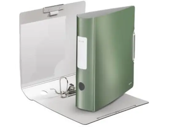 Ordner Leitz 1108-00-53 11080053 Active Style A4, 80mm, gewölbt, Polyfoam, gebürstet, seladongrün