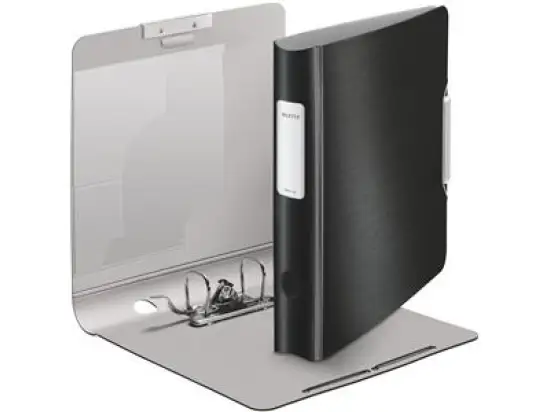 Ordner Leitz 1109-00-94 11090094 Active Style A4, 60mm, gewölbt, Polyfoam, gebürstet, satinschwarz