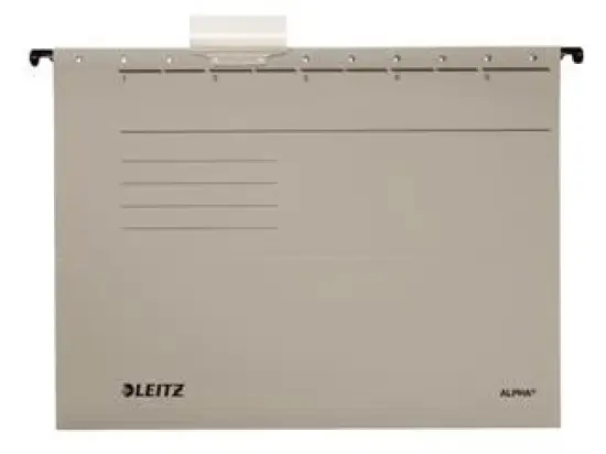 Hängemappe Leitz 1985-30-85 19853085 Alpha grau, Karton 275g, Pack 5 x 5 Stk