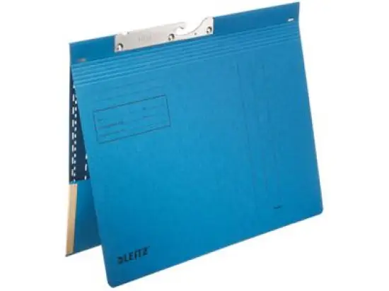 Pendelhefter Leitz 2012-00-35 20120035 A4, Manilakarton 320g, kaufmännische Heftung, blau