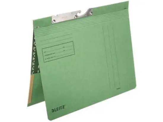 Pendelhefter Leitz 2012-00-55 20120055 A4, Manilakarton 320g, kaufmännische Heftung, grün