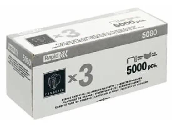 Heftklammern Rapid 2099-37-00 20993700 5080e, Kassette 5000 Stk