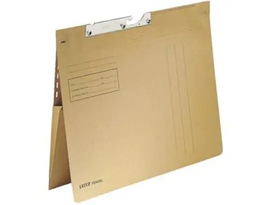 Pendelhefter Leitz 2111-00-00 21110000 mit Dehntasche kaufmännische Heftung naturbraun