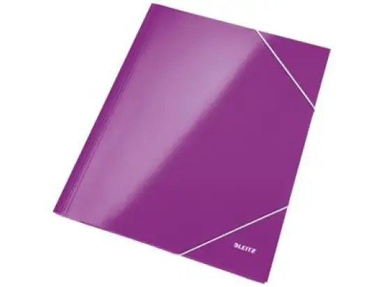 Eckspannermappe Leitz 3982-00-62 39820062 Wow A4 violett-metallic Karton/Pappe, Pack 10 Stk